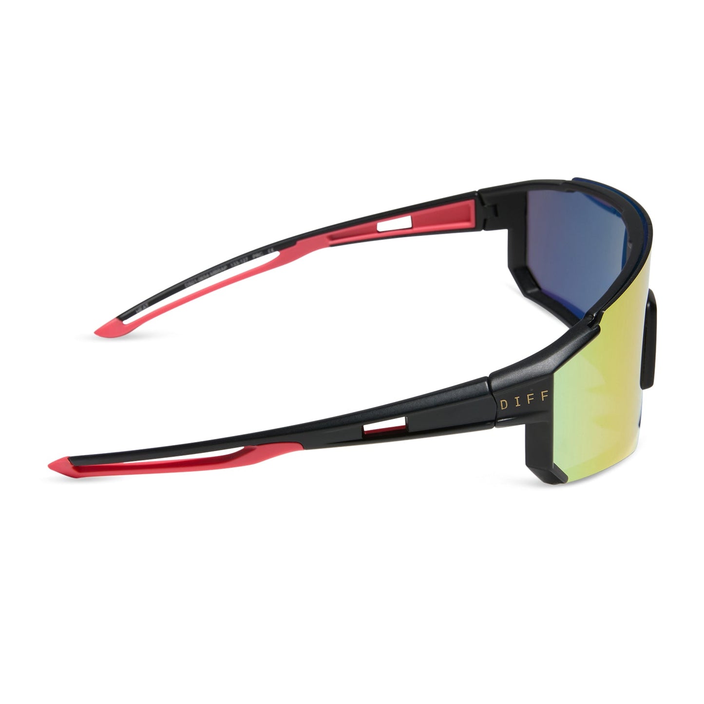 HEAT - MATTE BLACK + RAINBOW MIRROR + POLARIZED SUNGLASSES