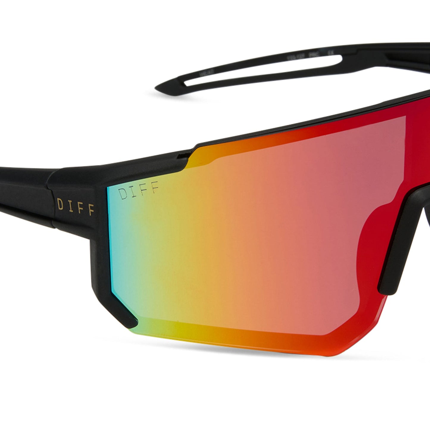 HEAT - MATTE BLACK + RAINBOW MIRROR + POLARIZED SUNGLASSES