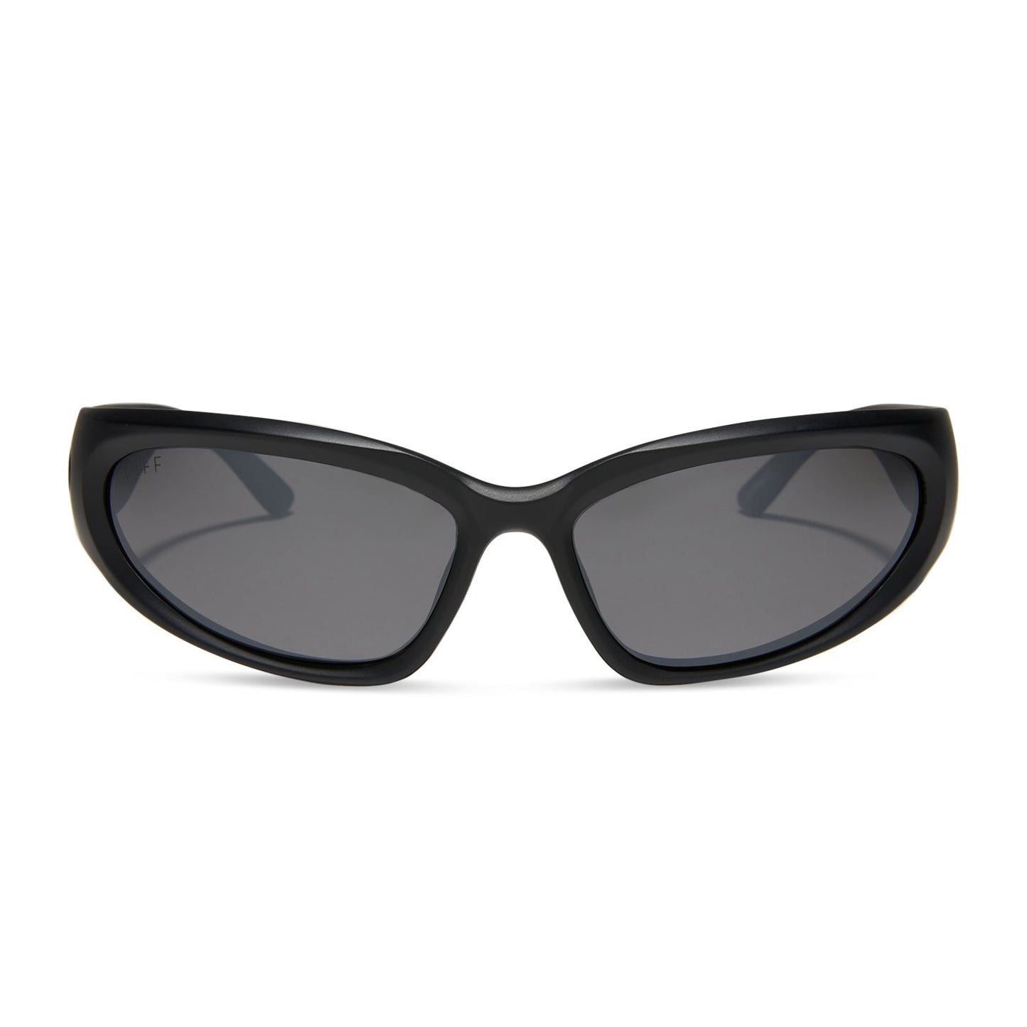 SIDE OUT - MATTE BLACK + GREY W/ SILVER FLASH + POLARIZED SUNGLASSES