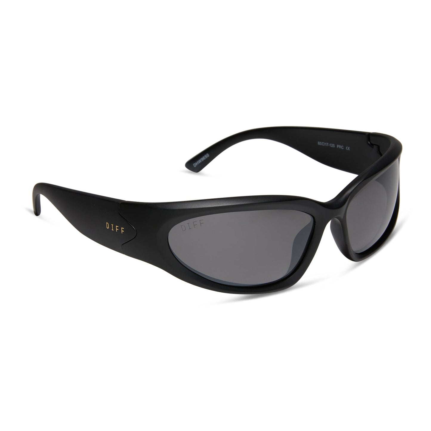 SIDE OUT - MATTE BLACK + GREY W/ SILVER FLASH + POLARIZED SUNGLASSES