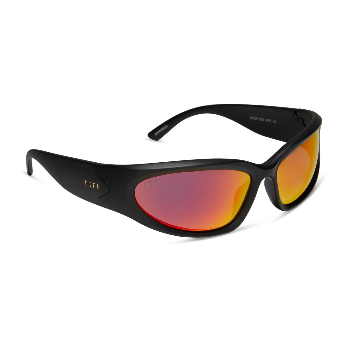 SIDE OUT - MATTE BLACK + SUNSET MIRROR + POLARIZED SUNGLASSES