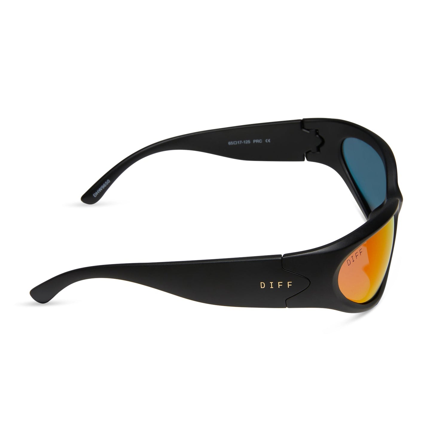 SIDE OUT - MATTE BLACK + SUNSET MIRROR + POLARIZED SUNGLASSES