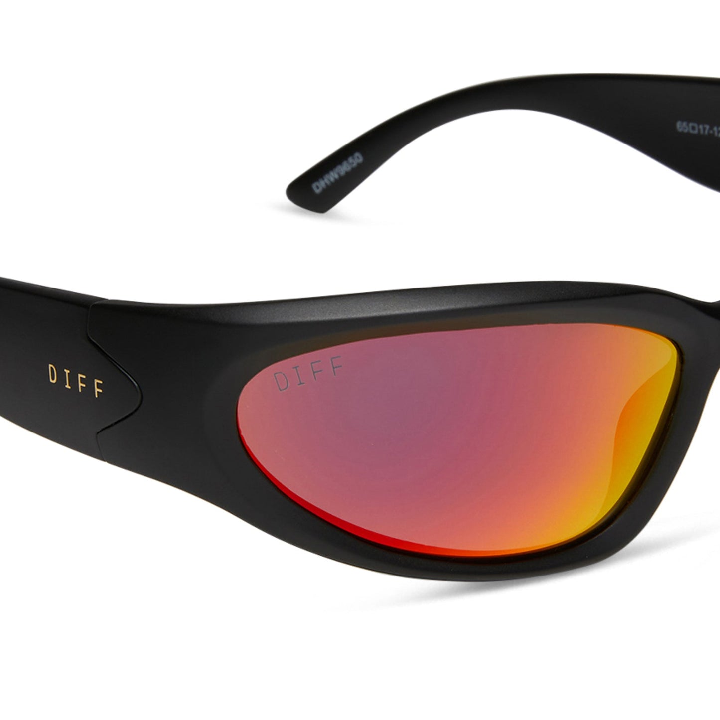 SIDE OUT - MATTE BLACK + SUNSET MIRROR + POLARIZED SUNGLASSES