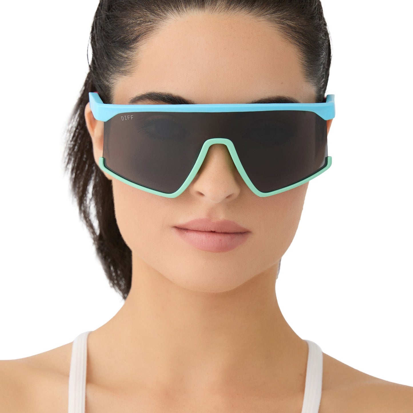 SPIKE - AQUA + BLUE GREEN + CORAL + GREY + POLARIZED SUNGLASSES