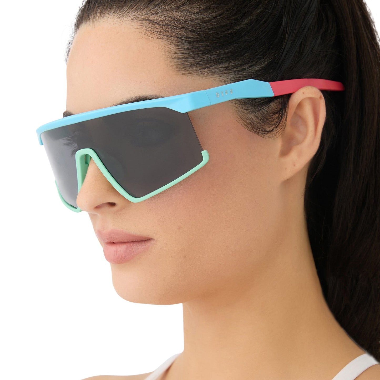 SPIKE - AQUA + BLUE GREEN + CORAL + GREY + POLARIZED SUNGLASSES