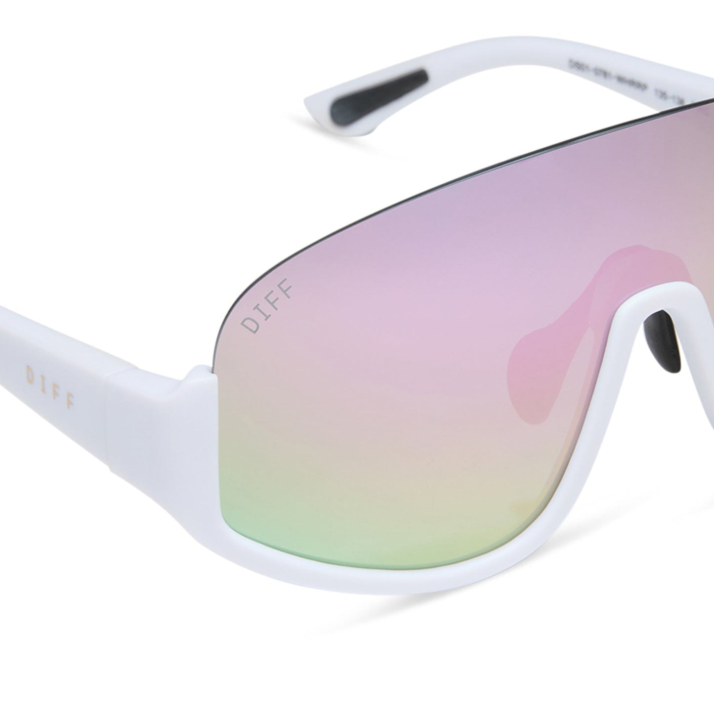 BLAZER - MATTE WHITE + LAVENDER MIRROR + POLARIZED SUNGLASSES