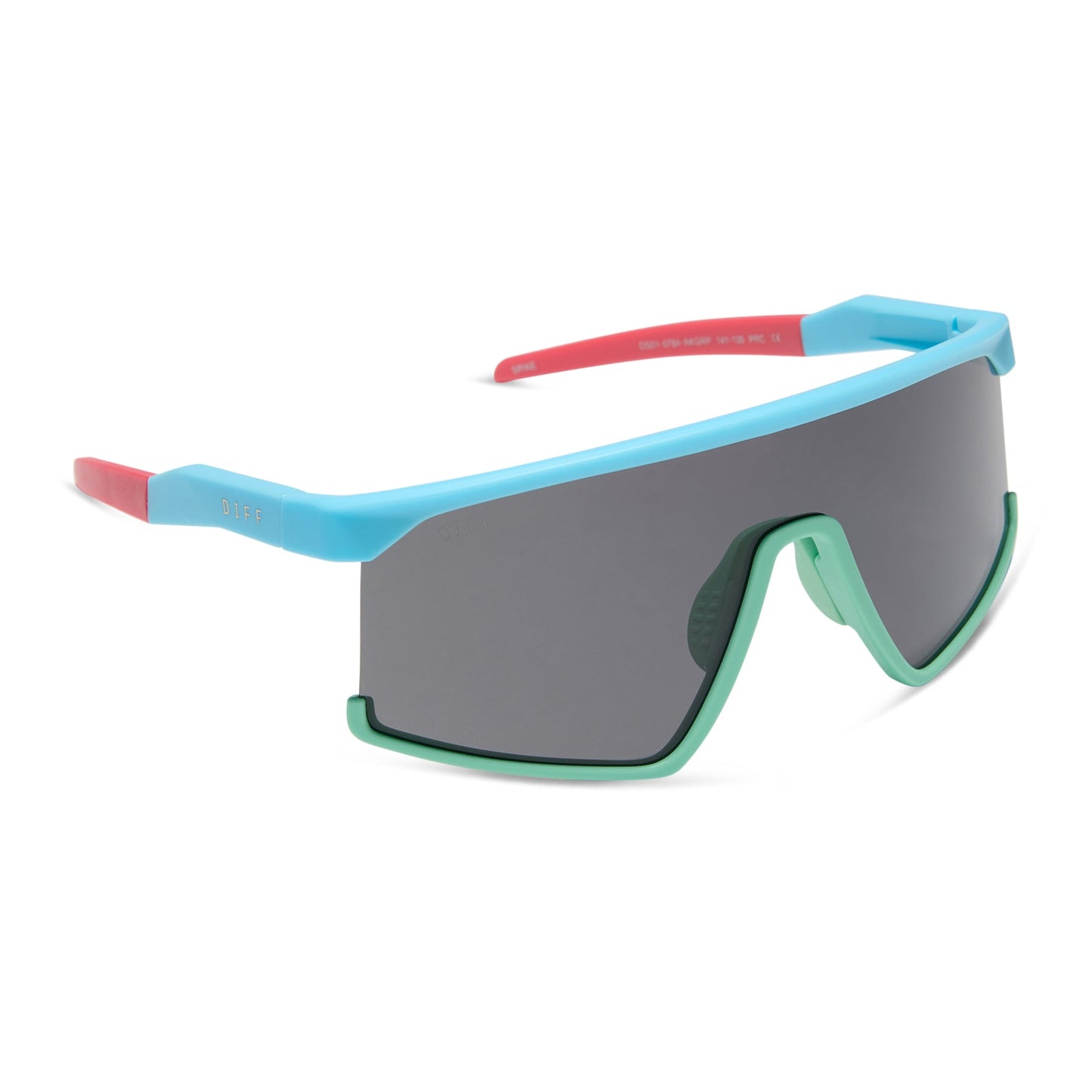 SPIKE - AQUA + BLUE GREEN + CORAL + GREY + POLARIZED SUNGLASSES