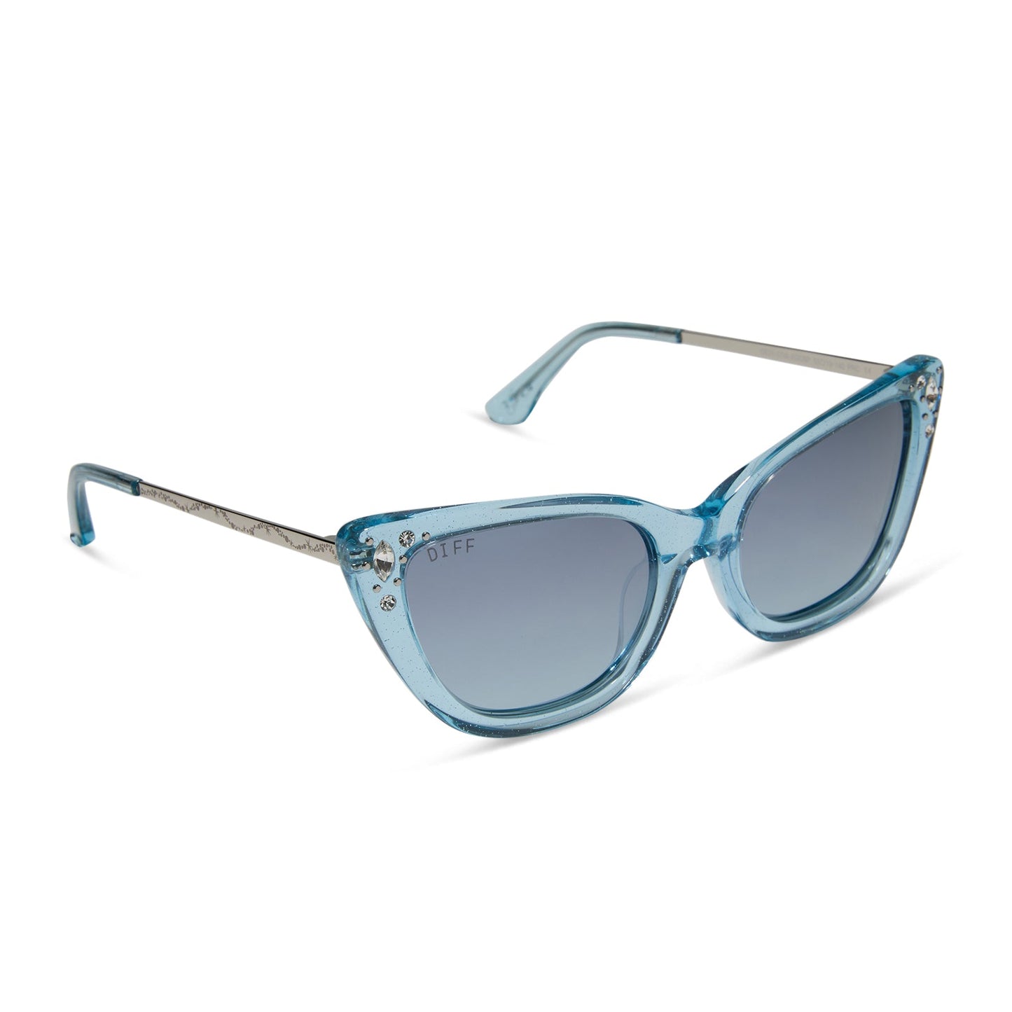 DISNEY PRINCESS - CINDERELLA + BLUE CRYSTAL GLITTER + BLUE DUST GRADIENT + POLARIZED SUNGLASSES