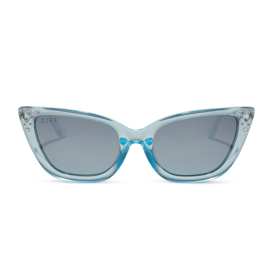 DISNEY PRINCESS YOUTH - CINDERELLA + YOUTH + BLUE CRYSTAL GLITTER + BLUE DUST GRADIENT + POLARIZED SUNGLASSES