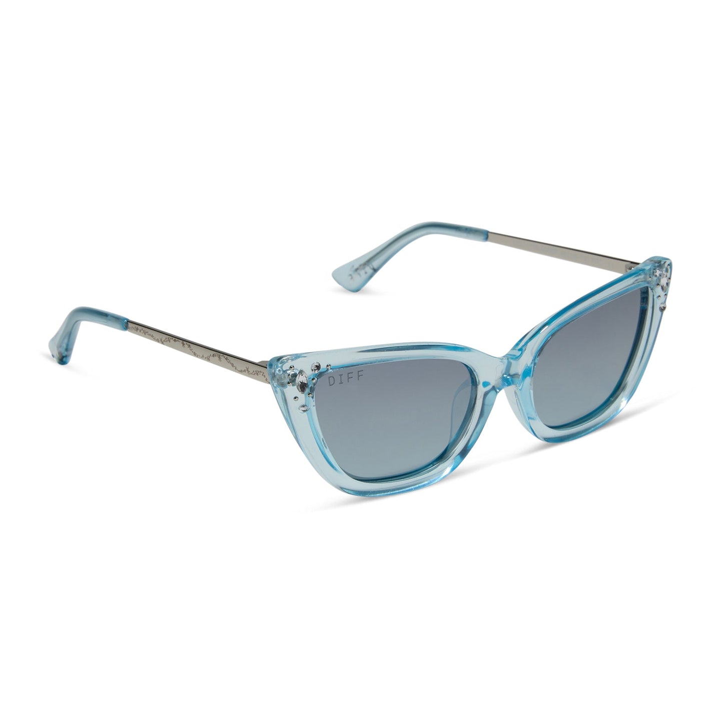 DISNEY PRINCESS YOUTH - CINDERELLA + YOUTH + BLUE CRYSTAL GLITTER + BLUE DUST GRADIENT + POLARIZED SUNGLASSES