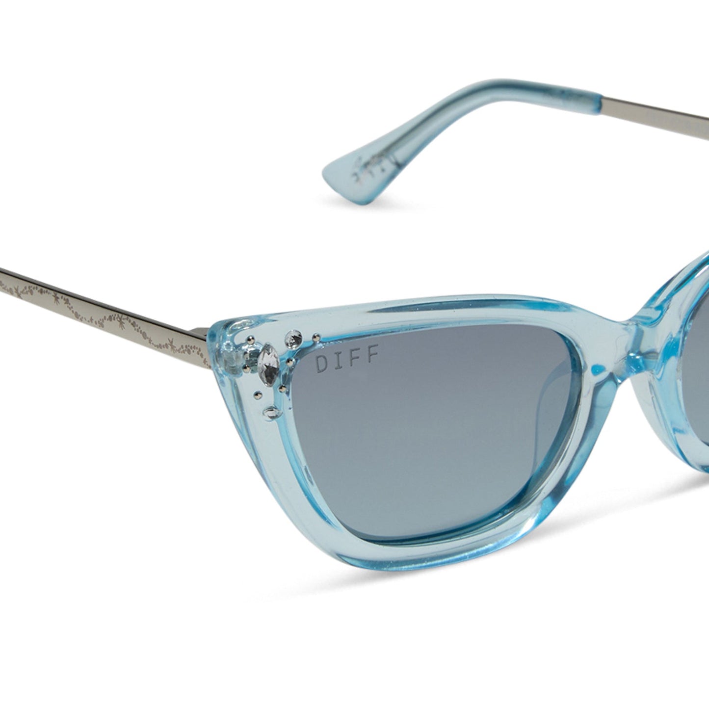 DISNEY PRINCESS YOUTH - CINDERELLA + YOUTH + BLUE CRYSTAL GLITTER + BLUE DUST GRADIENT + POLARIZED SUNGLASSES