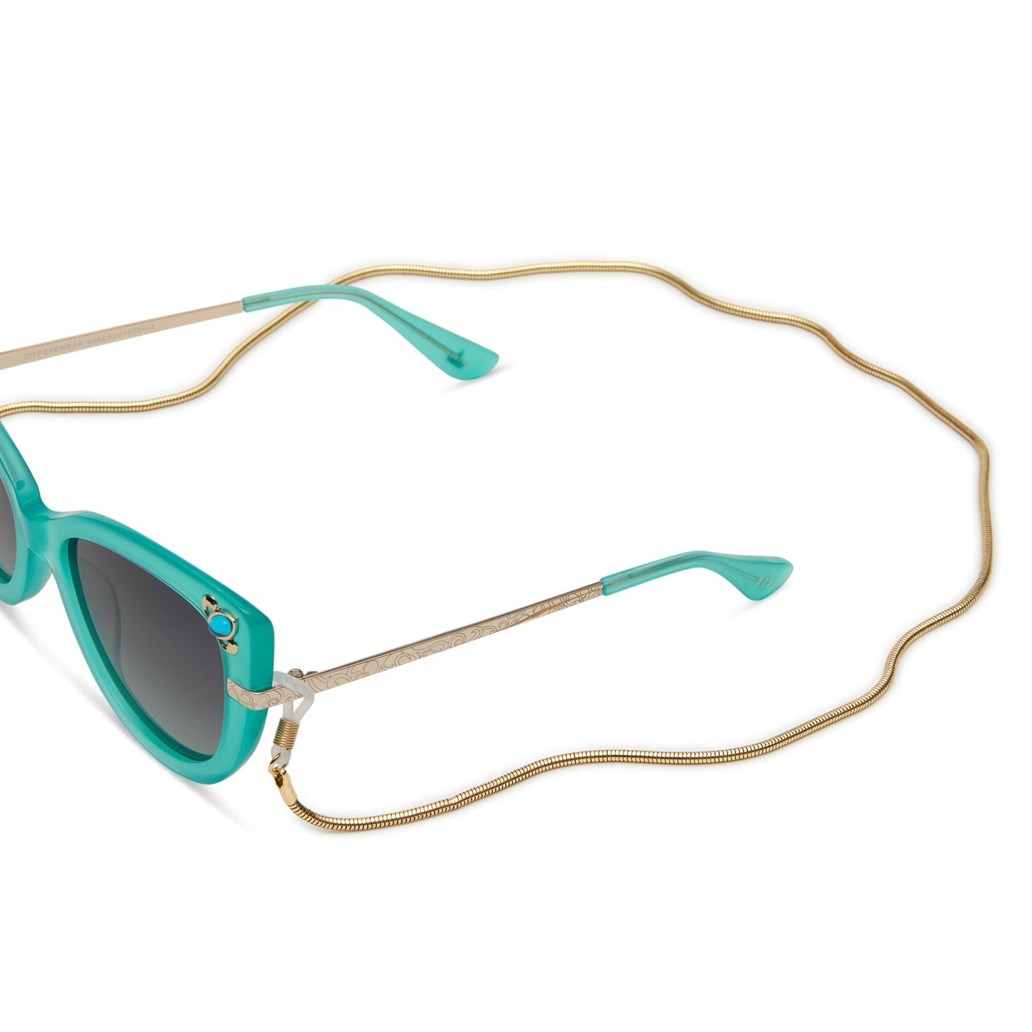 DISNEY PRINCESS - JASMINE + TEAL + GREY GRADIENT + POLARIZED SUNGLASSES