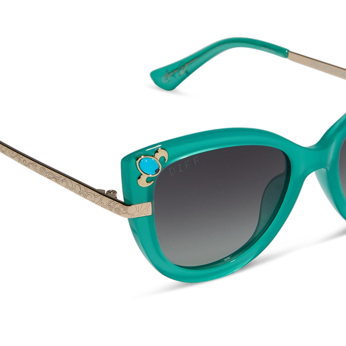 DISNEY PRINCESS YOUTH - JASMINE + YOUTH + TEAL + GREY GRADIENT + POLARIZED SUNGLASSES