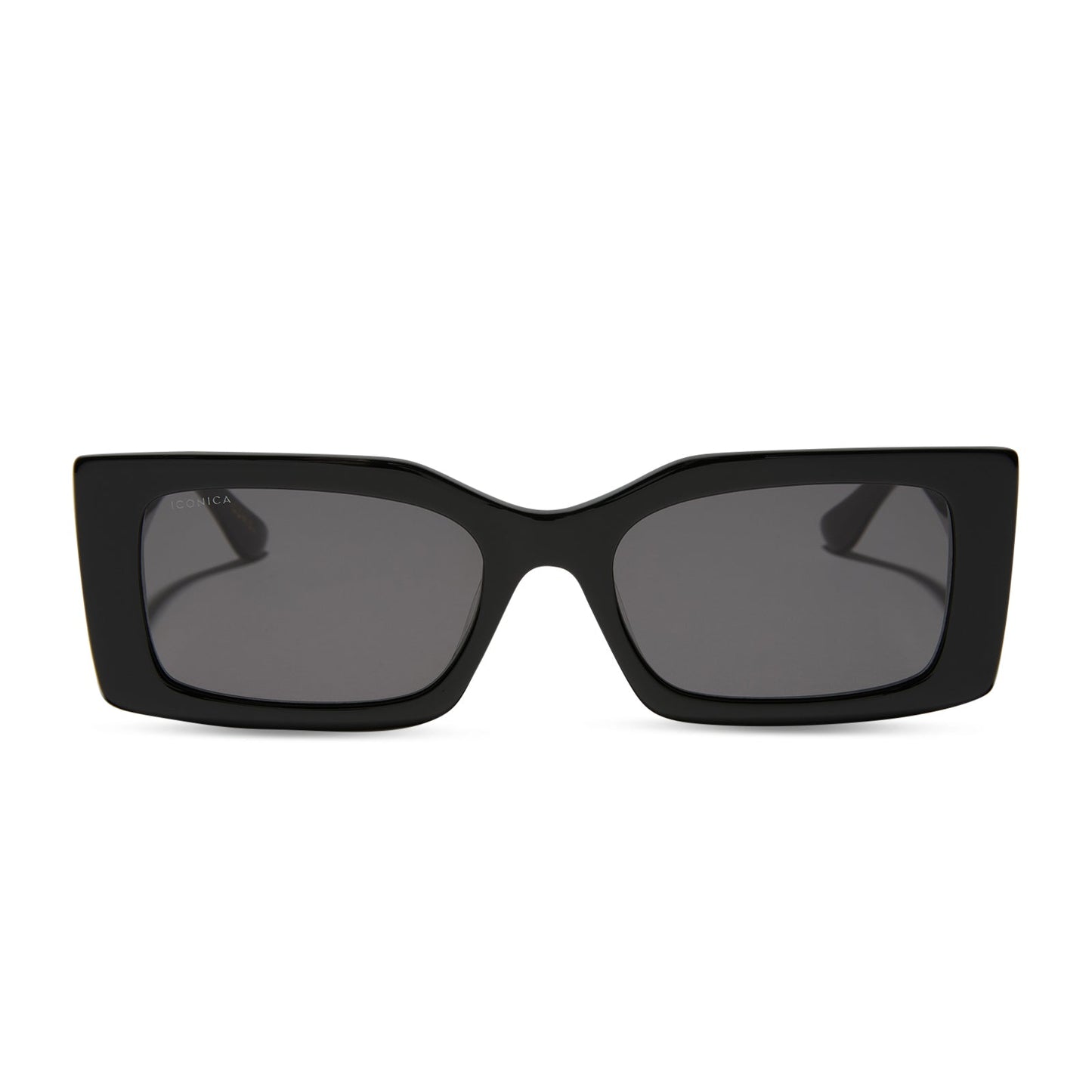 ALESSANDRA - BLACK + GREY + POLARIZED SUNGLASSES