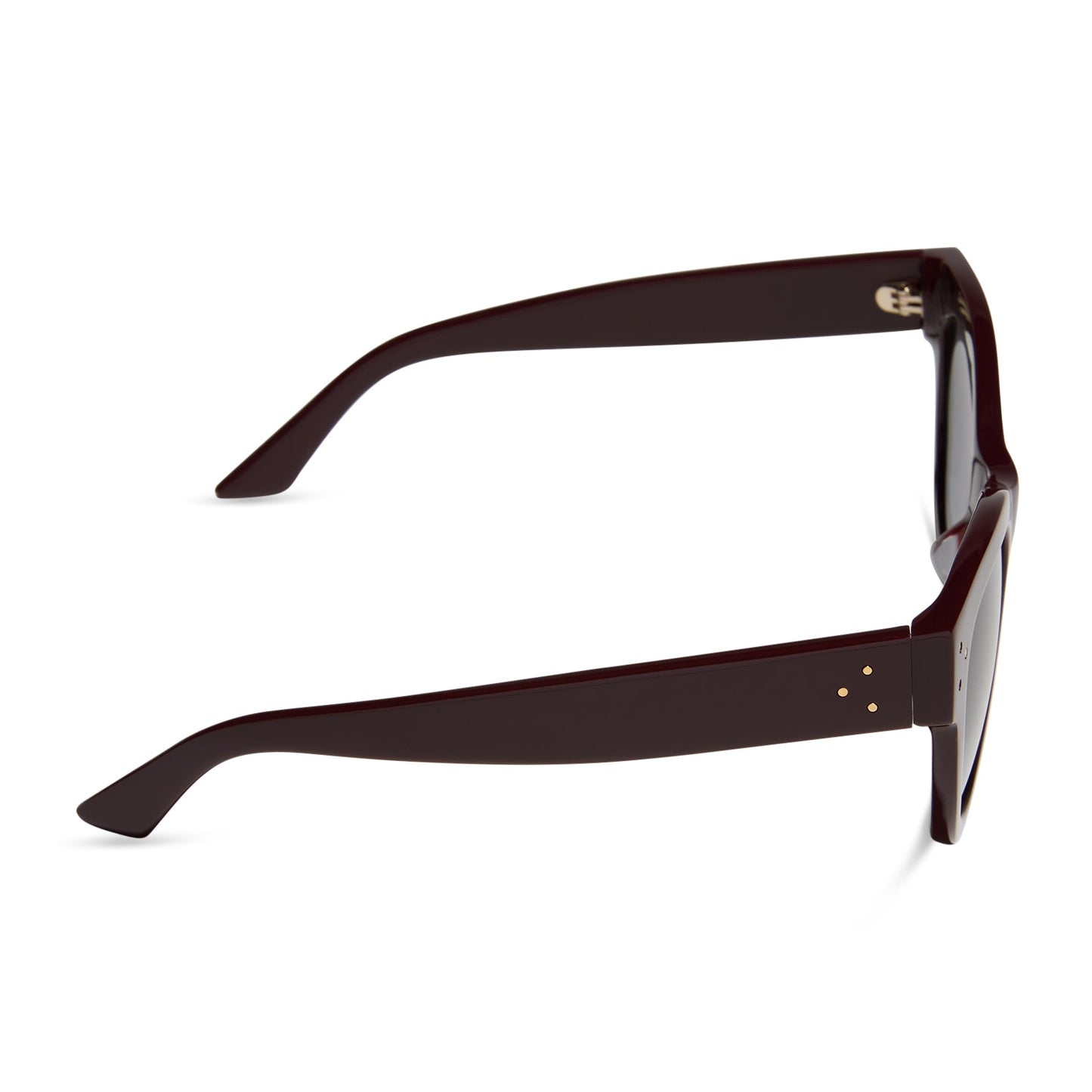 EVA - BORDEAUX + GREY + POLARIZED SUNGLASSES