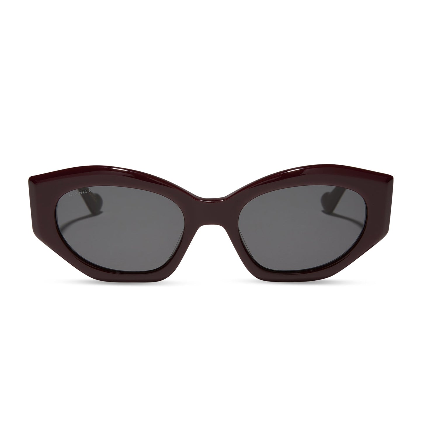 MARGOT - BORDEAUX + GREY + POLARIZED SUNGLASSES