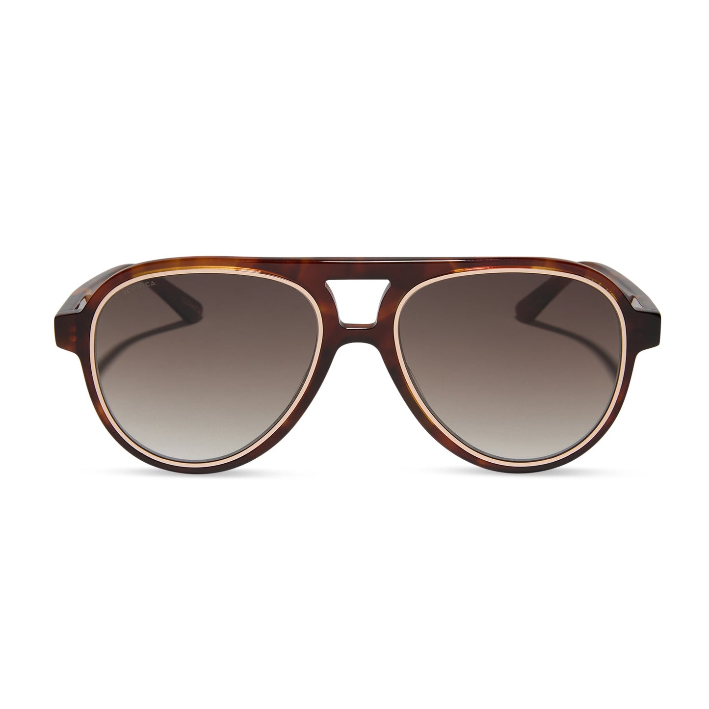 PIA - SALTED CARAMEL TORTOISE + BROWN GRADIENT + POLARIZED SUNGLASSES