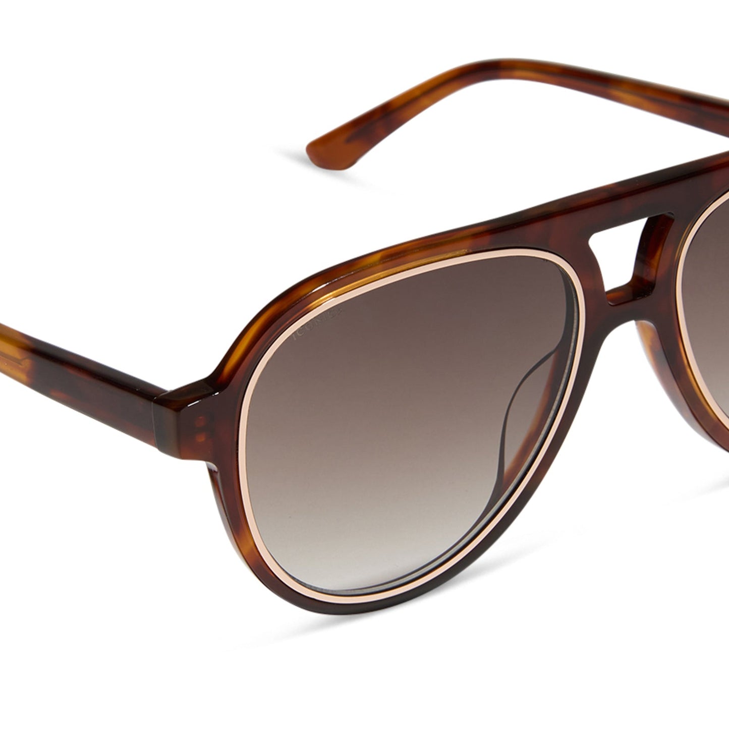 PIA - SALTED CARAMEL TORTOISE + BROWN GRADIENT + POLARIZED SUNGLASSES