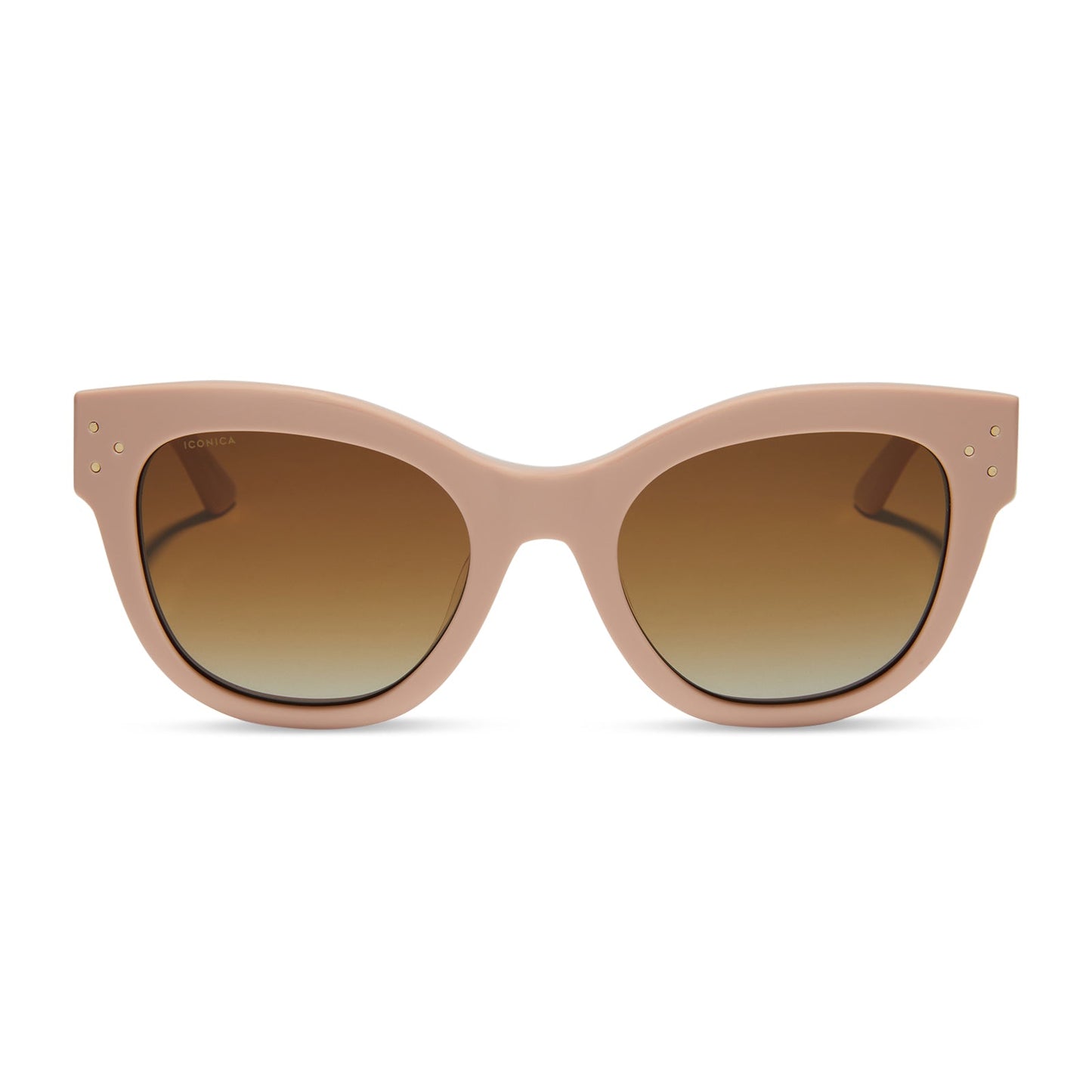 EVA - NUDE + BROWN GRADIENT + POLARIZED SUNGLASSES