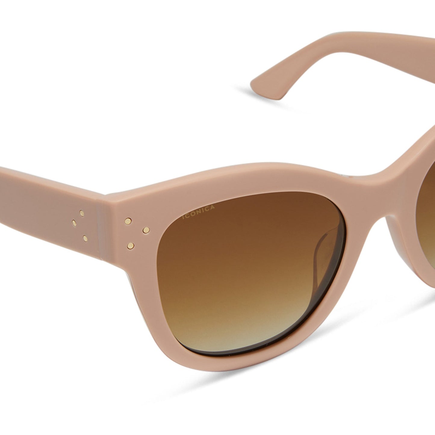 EVA - NUDE + BROWN GRADIENT + POLARIZED SUNGLASSES