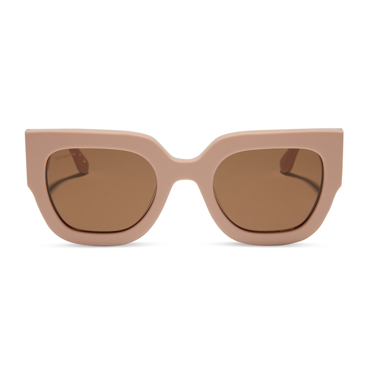 MAREN - NUDE + BROWN + POLARIZED SUNGLASSES