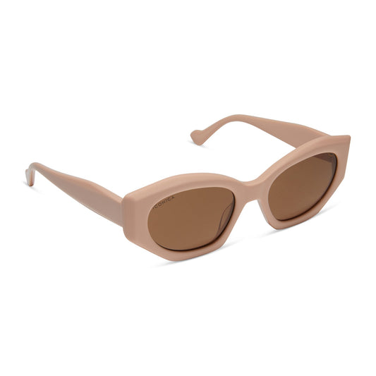 MARGOT - NUDE + BROWN GRADIENT + POLARIZED SUNGLASSES