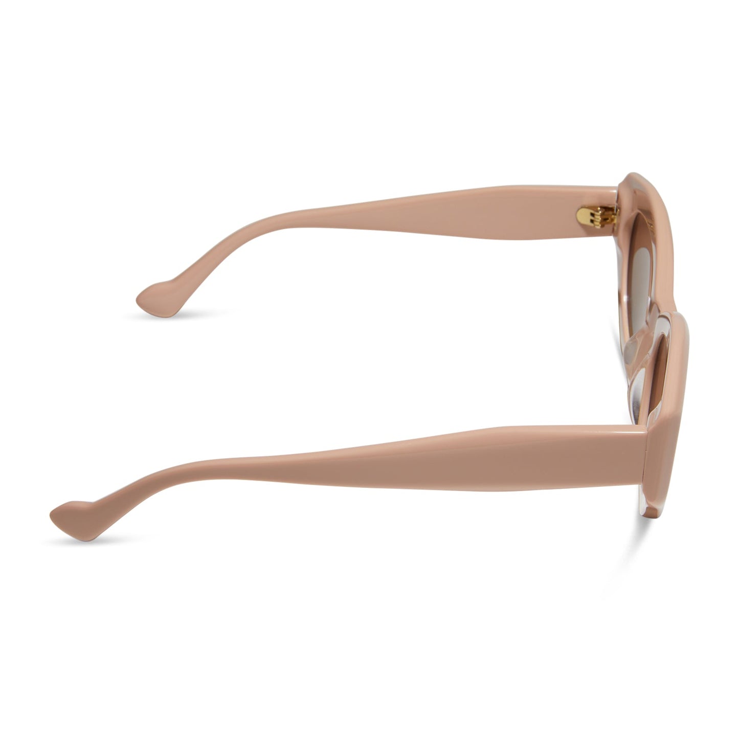 MARGOT - NUDE + BROWN GRADIENT + POLARIZED SUNGLASSES