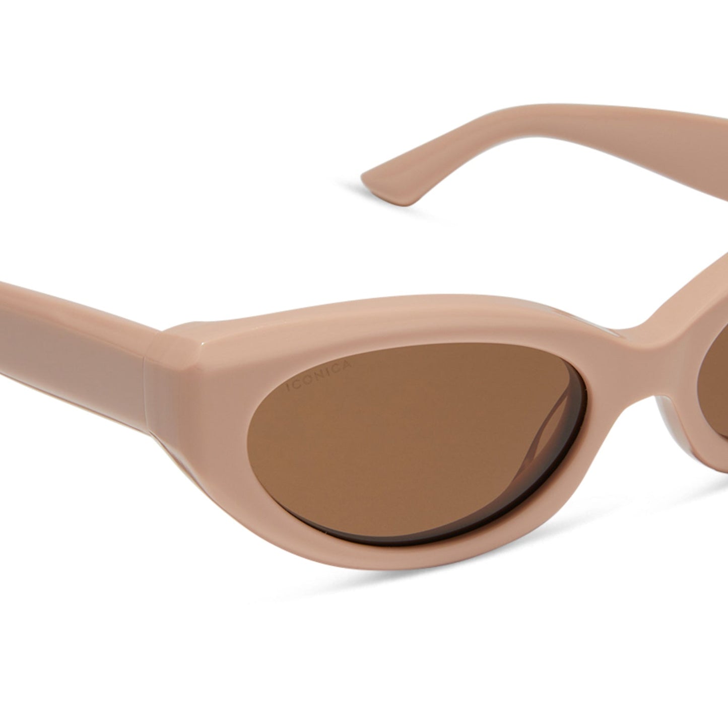 PETRA - NUDE + BROWN + POLARIZED SUNGLASSES