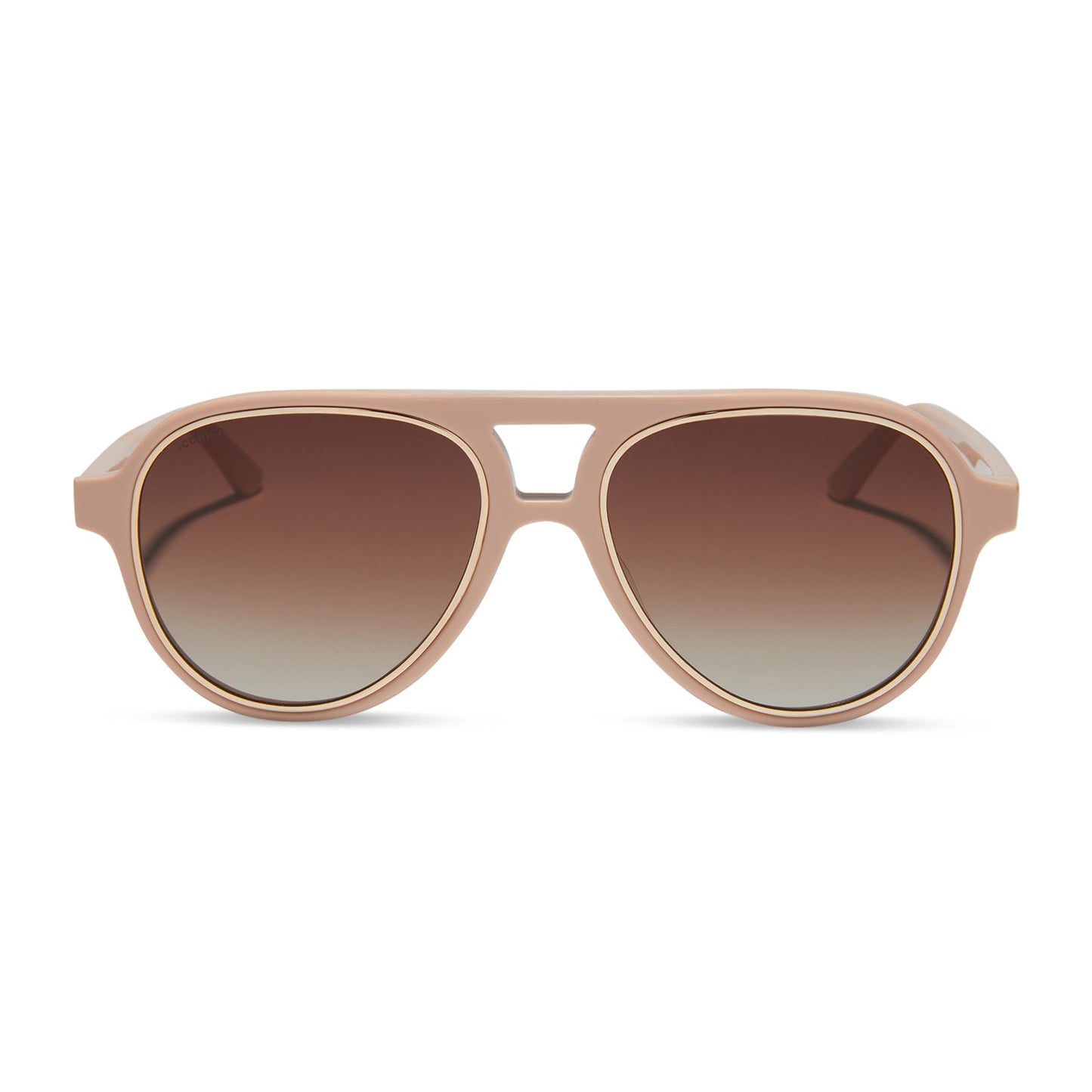 PIA - NUDE + BROWN GRADIENT + POLARIZED SUNGLASSES