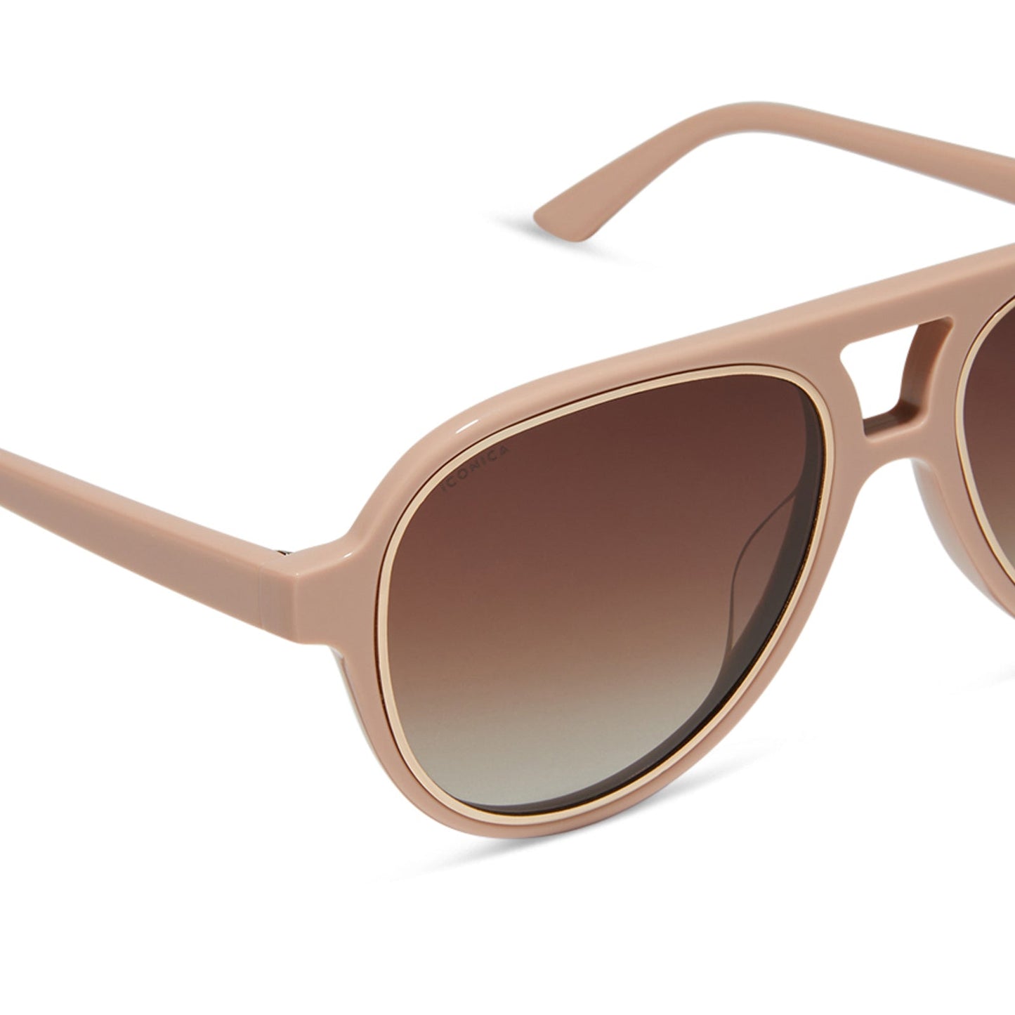 PIA - NUDE + BROWN GRADIENT + POLARIZED SUNGLASSES