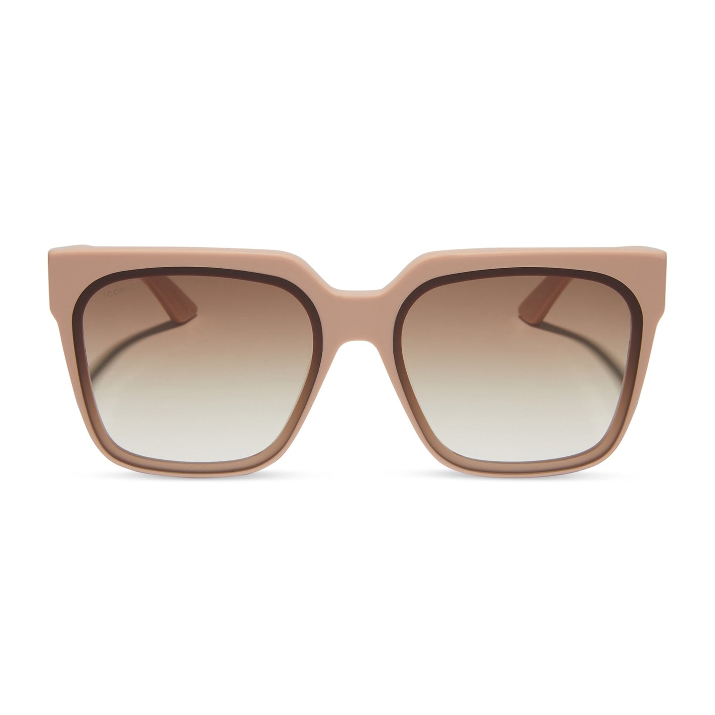 THEA - NUDE + BROWN GRADIENT SUNGLASSES