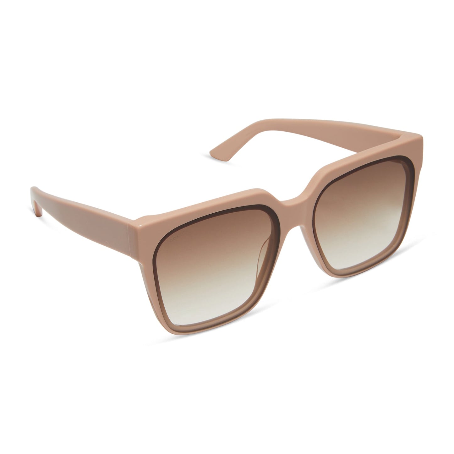 THEA - NUDE + BROWN GRADIENT SUNGLASSES