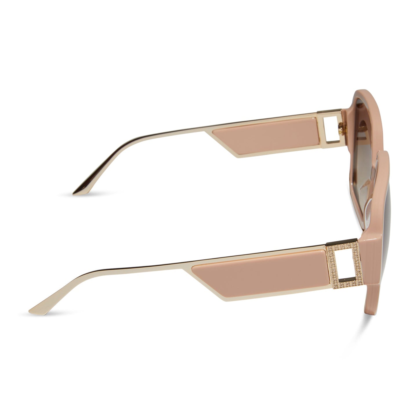 TINA II - NUDE + BROWN GRADIENT + POLARIZED SUNGLASSES