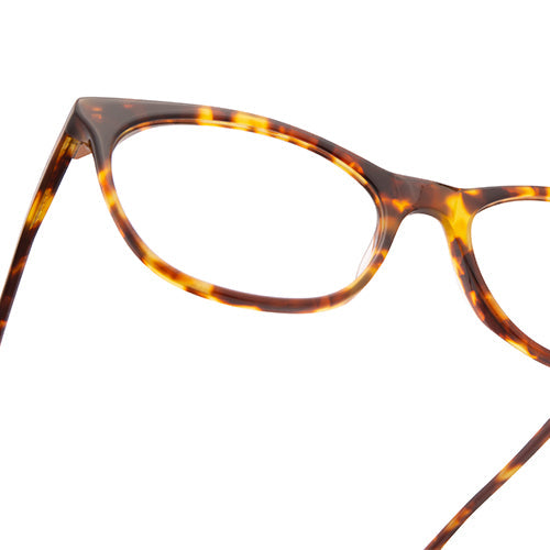 JADE - AMBER TORTOISE + BLUE LIGHT TECHNOLOGY CLEAR GLASSES