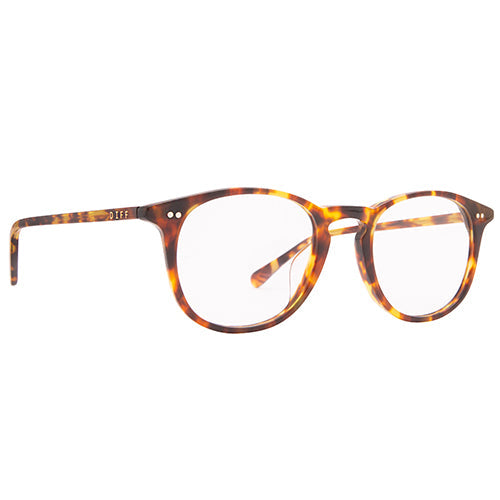 JAXSON - AMBER TORTOISE + BLUE LIGHT TECHNOLOGY CLEAR GLASSES