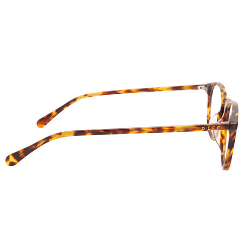 JAXSON - AMBER TORTOISE + BLUE LIGHT TECHNOLOGY CLEAR GLASSES