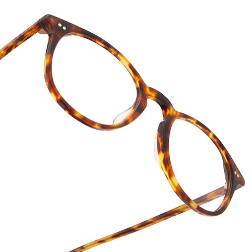 JAXSON - AMBER TORTOISE + BLUE LIGHT TECHNOLOGY CLEAR GLASSES