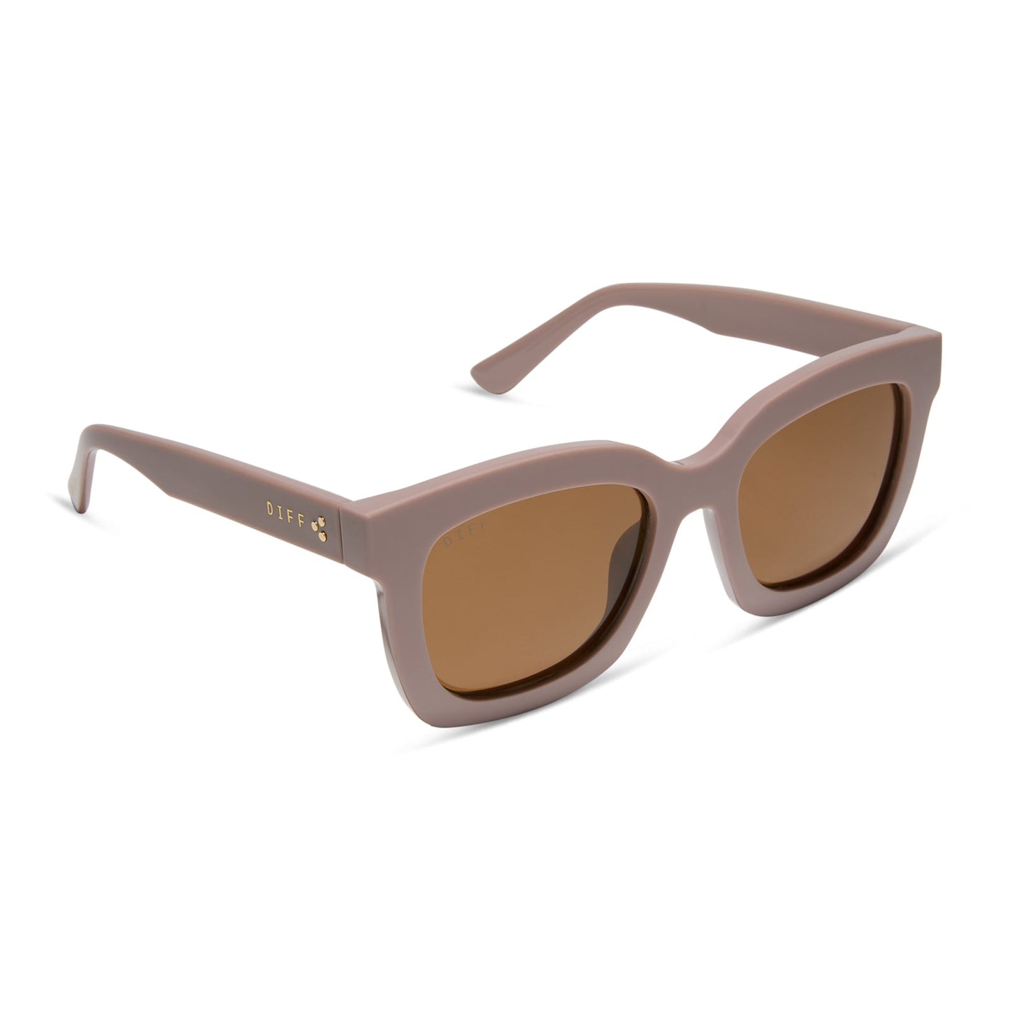 KRISTA HORTON - THE KAMP + LIGHT TAUPE + BROWN + POLARIZED SUNGLASSES