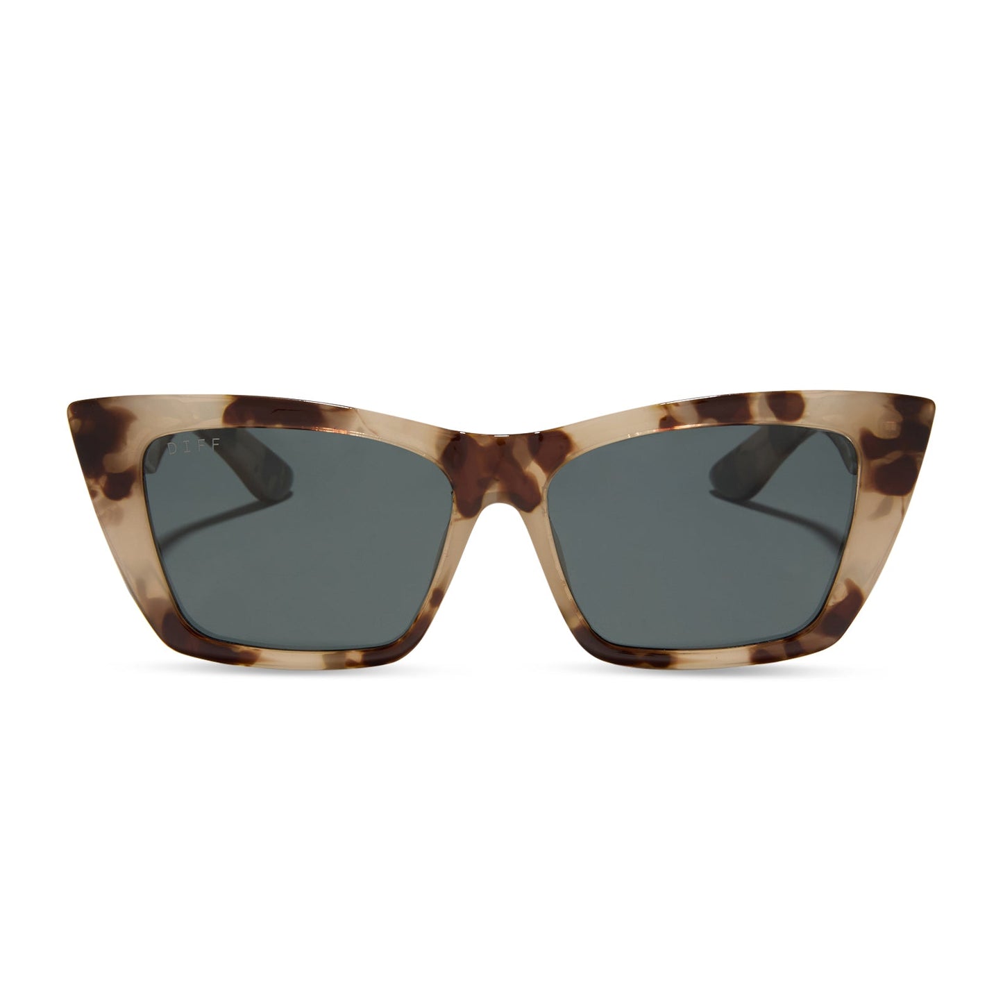 KRISTA HORTON - THE KOLLY + CREAM TORTOISE + GREY + POLARIZED SUNGLASSES