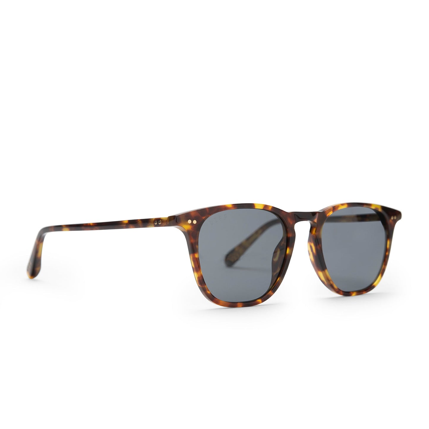 MAXWELL - AMBER TORTOISE + GREY POLARIZED SUNGLASSES