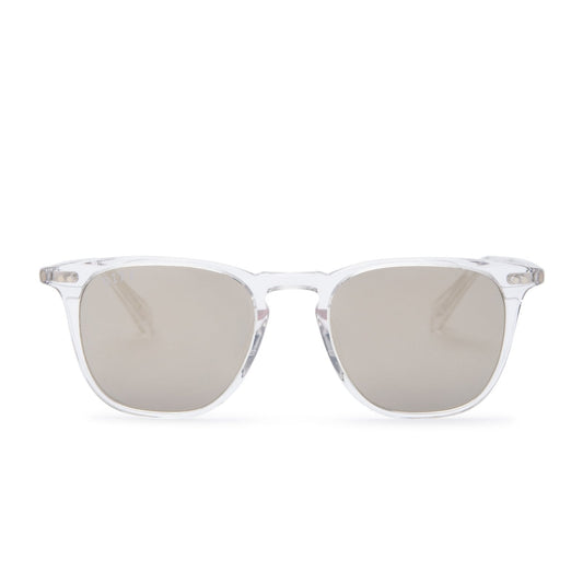 MAXWELL - CLEAR CRYSTAL + GREY MIRROR + POLARIZED SUNGLASSES