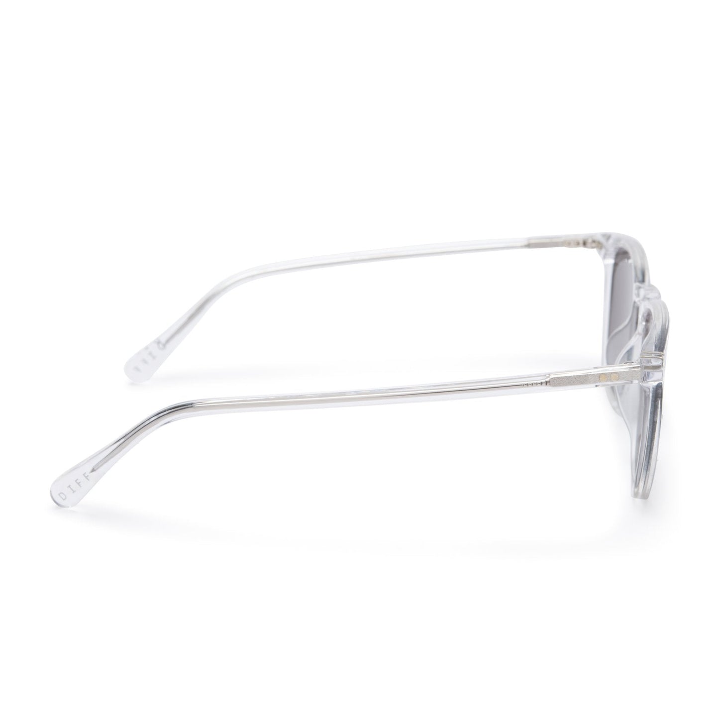 MAXWELL - CLEAR CRYSTAL + GREY MIRROR + POLARIZED SUNGLASSES