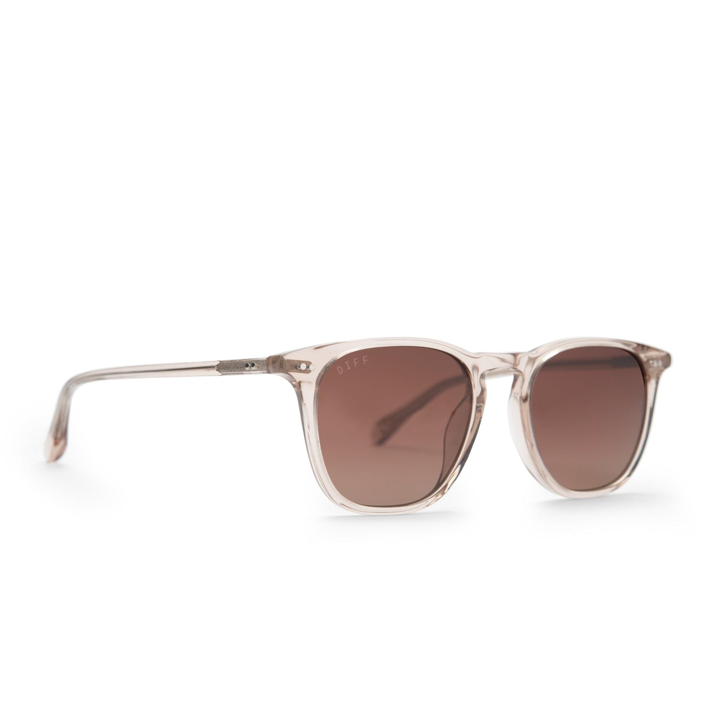 MAXWELL - VINTAGE CRYSTAL + BROWN GRADIENT POLARIZED SUNGLASSES