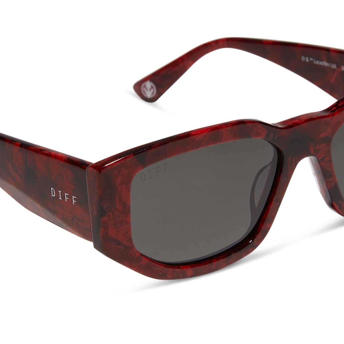 DARTH MAUL™ - MARBLED SITH™ BLACK + DATHOMIR™️ RED + SPACE GRAY + POLARIZED SUNGLASSES