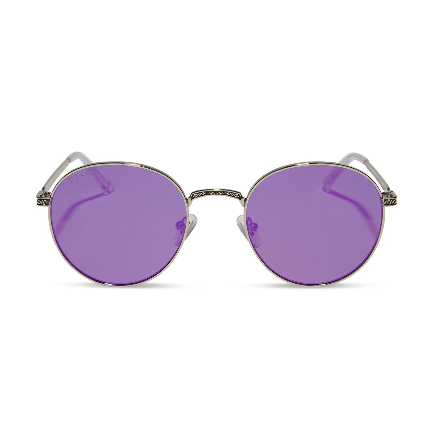 MACE WINDU™ - SPACE OXIDIZED STEEL + LIGHTSABER™️ PURPLE SUNGLASSES