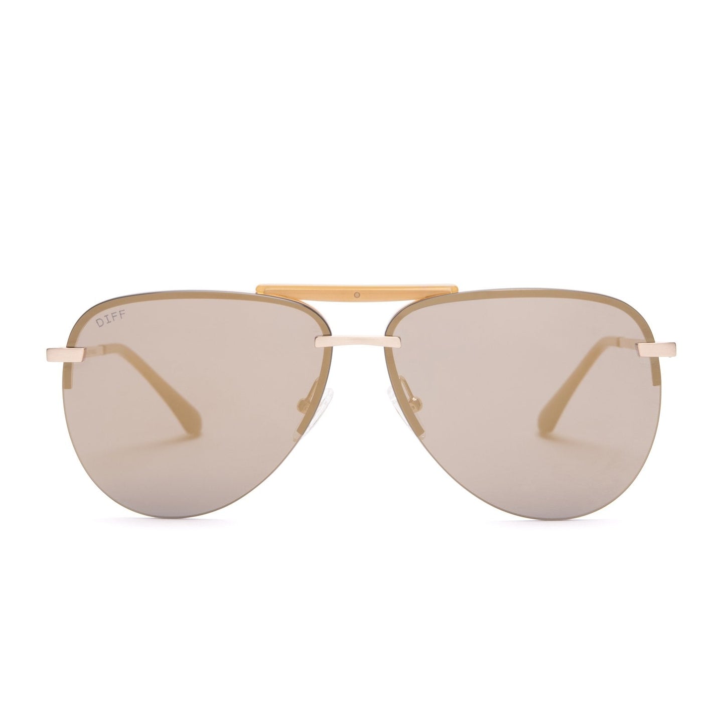 TAHOE - BRUSHED GOLD + GOLD MIRROR SUNGLASSES